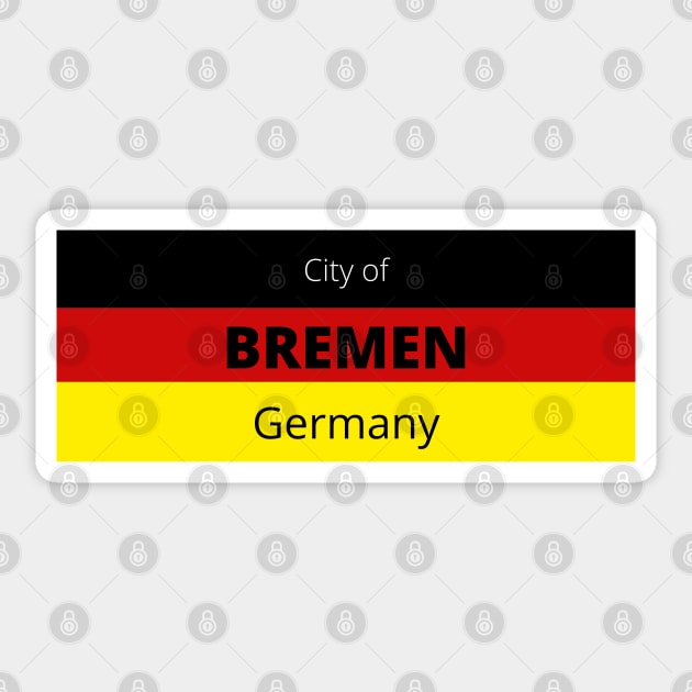 City of Bremen in Germany Sticker by aybe7elf